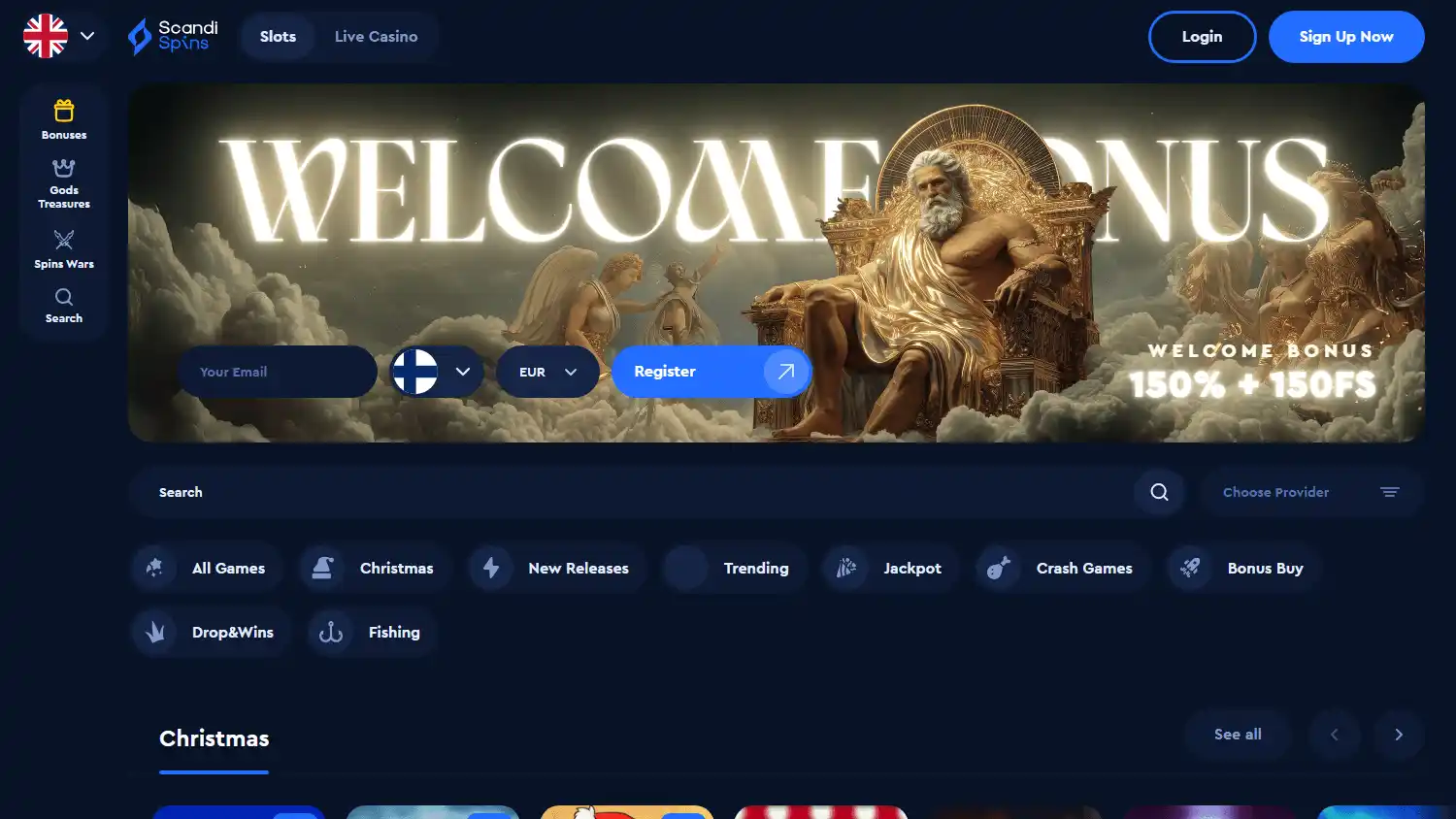 Scandispins Casino screenshot 1