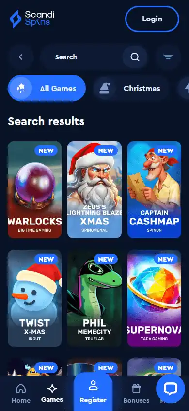Scandispins Casino screenshot 5