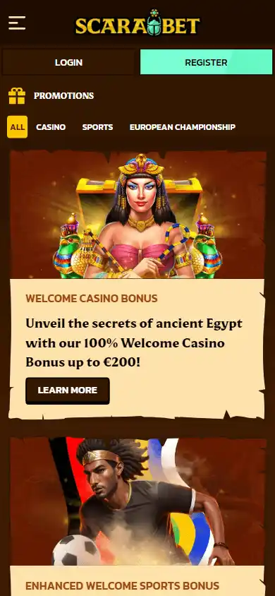 Scarawins Casino screenshot 6