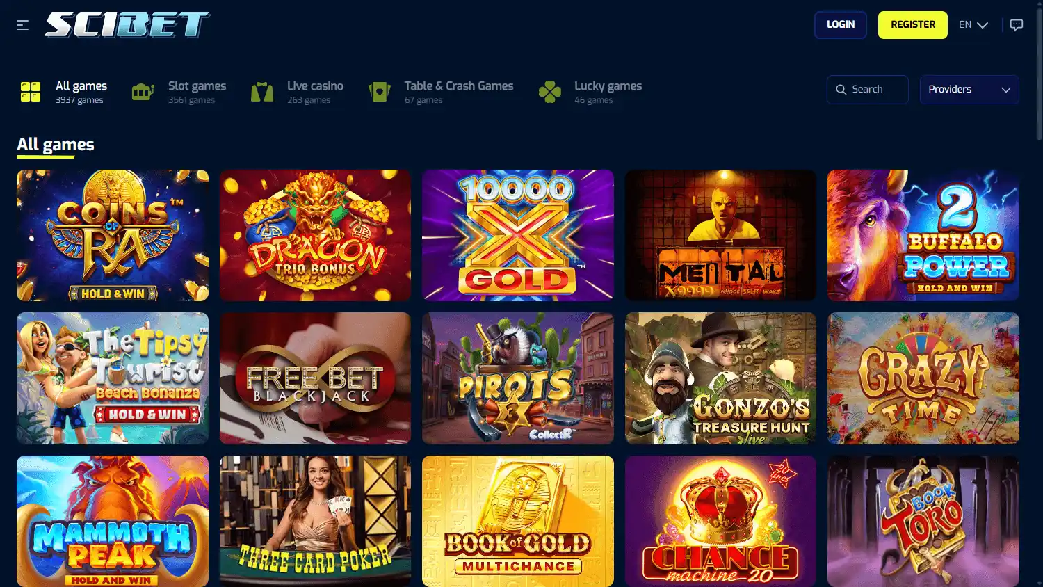 Scibet Casino screenshot 2