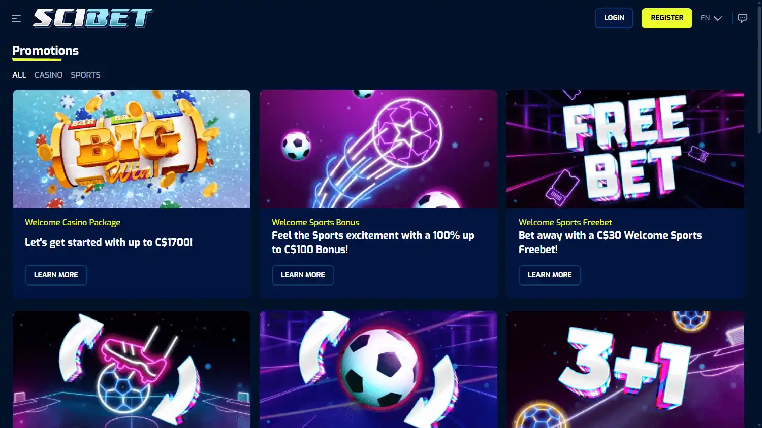 Scibet Casino screenshot 3