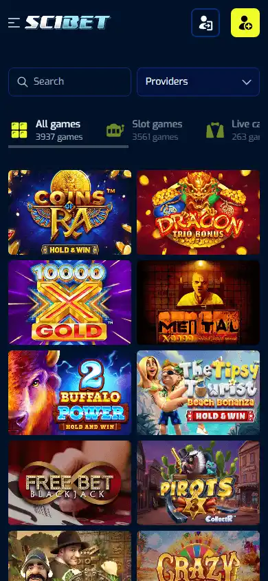 Scibet Casino screenshot 5