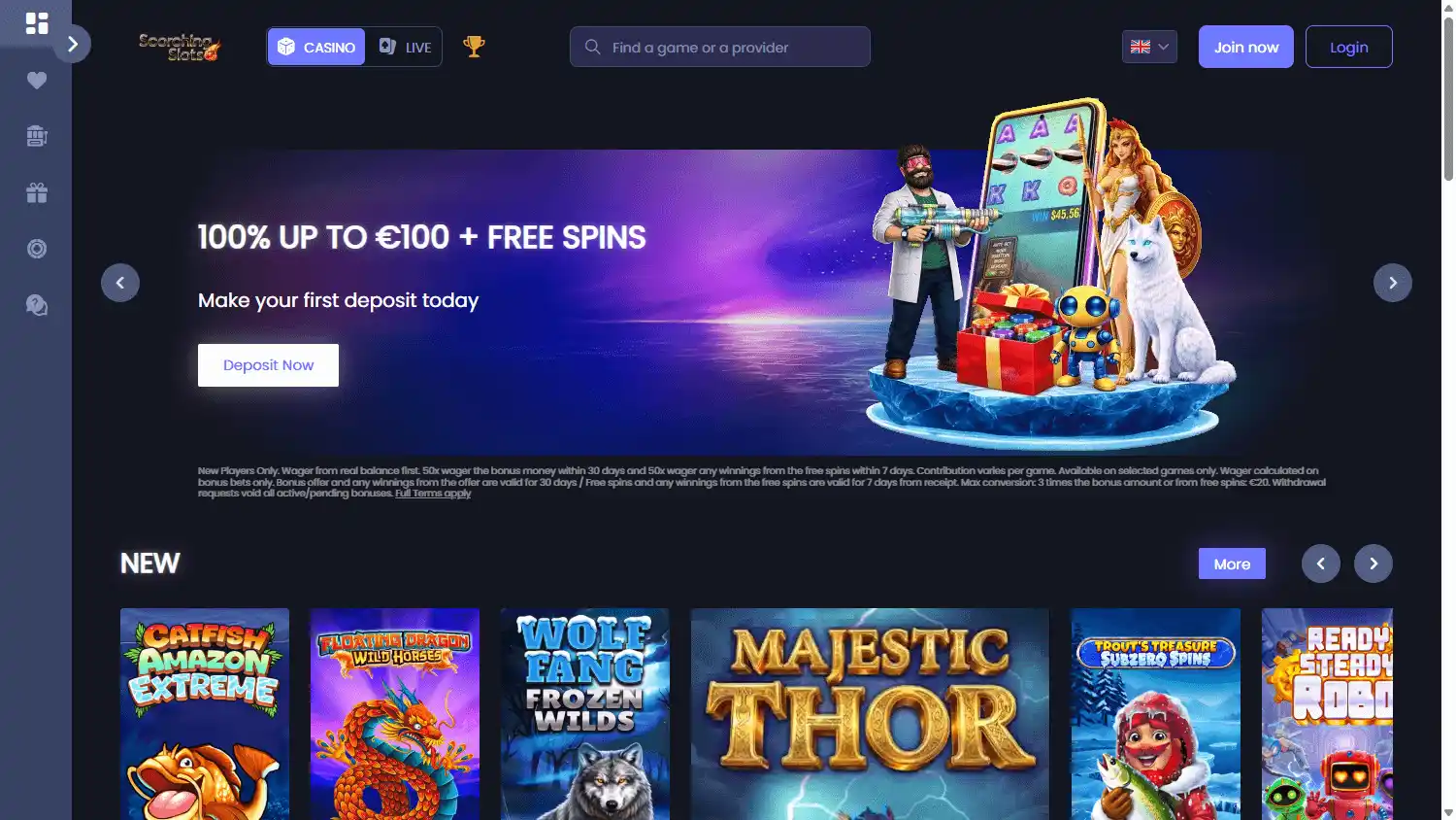 ScorchingSlots Casino screenshot 1