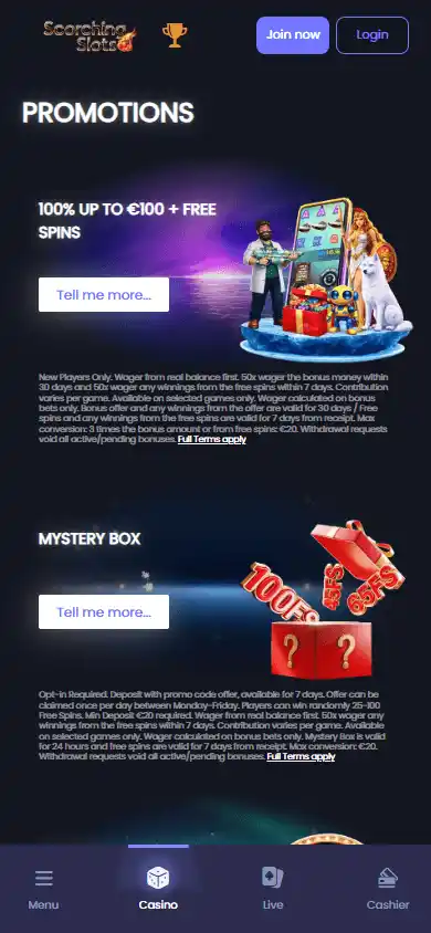ScorchingSlots Casino screenshot 6
