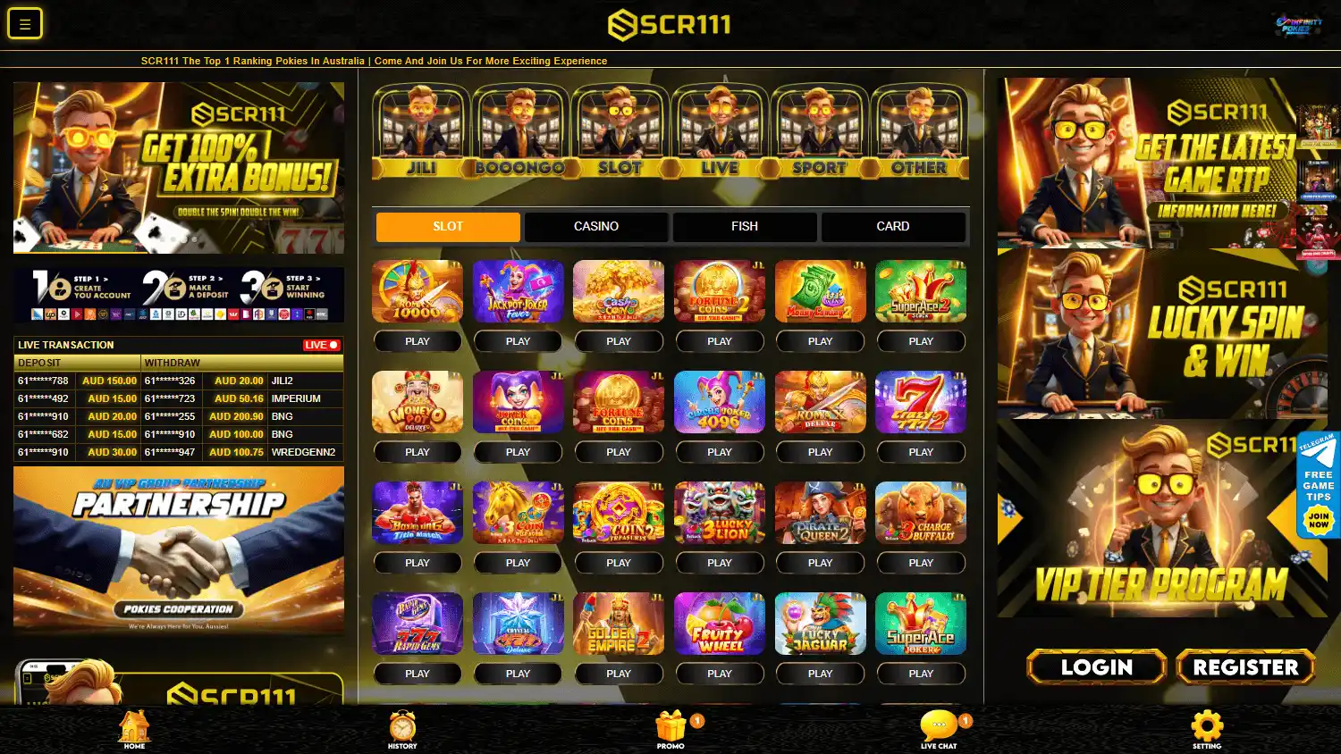 SCR111 Casino screenshot 2