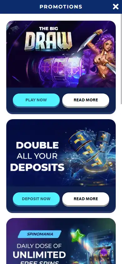 ScratchMania Casino screenshot 4