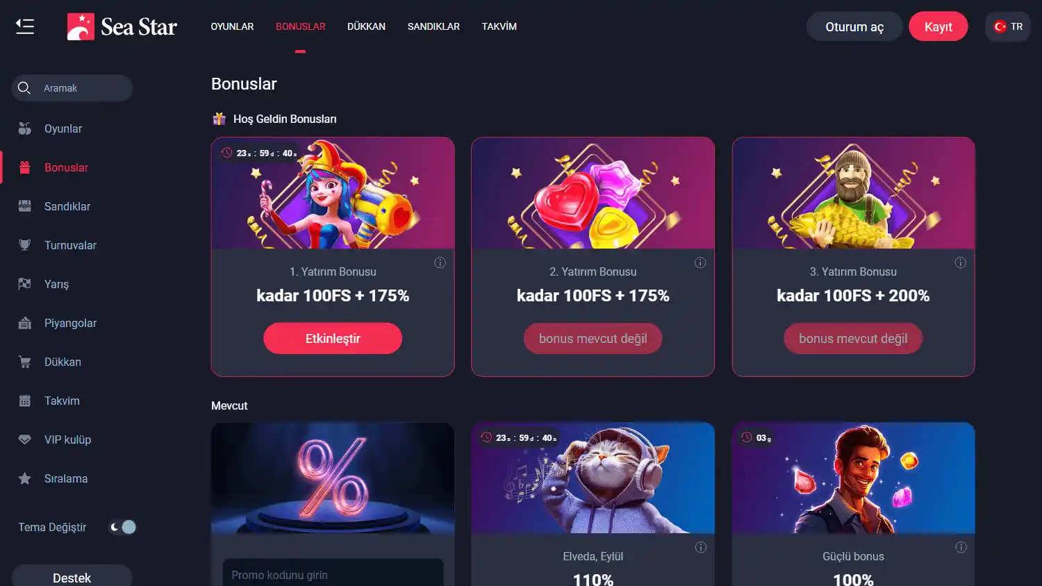 Sea Star Casino screenshot 3