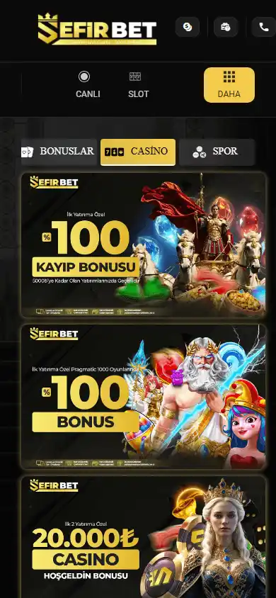 SefirBet Casino screenshot 4