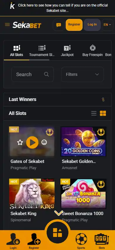 Sekabet Casino screenshot 5