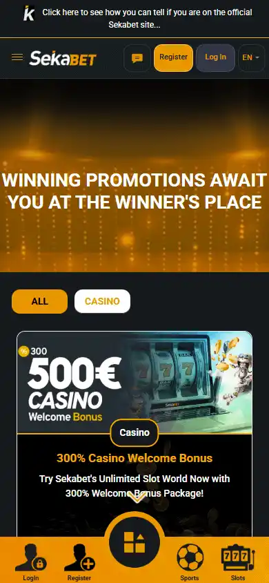 Sekabet Casino screenshot 6
