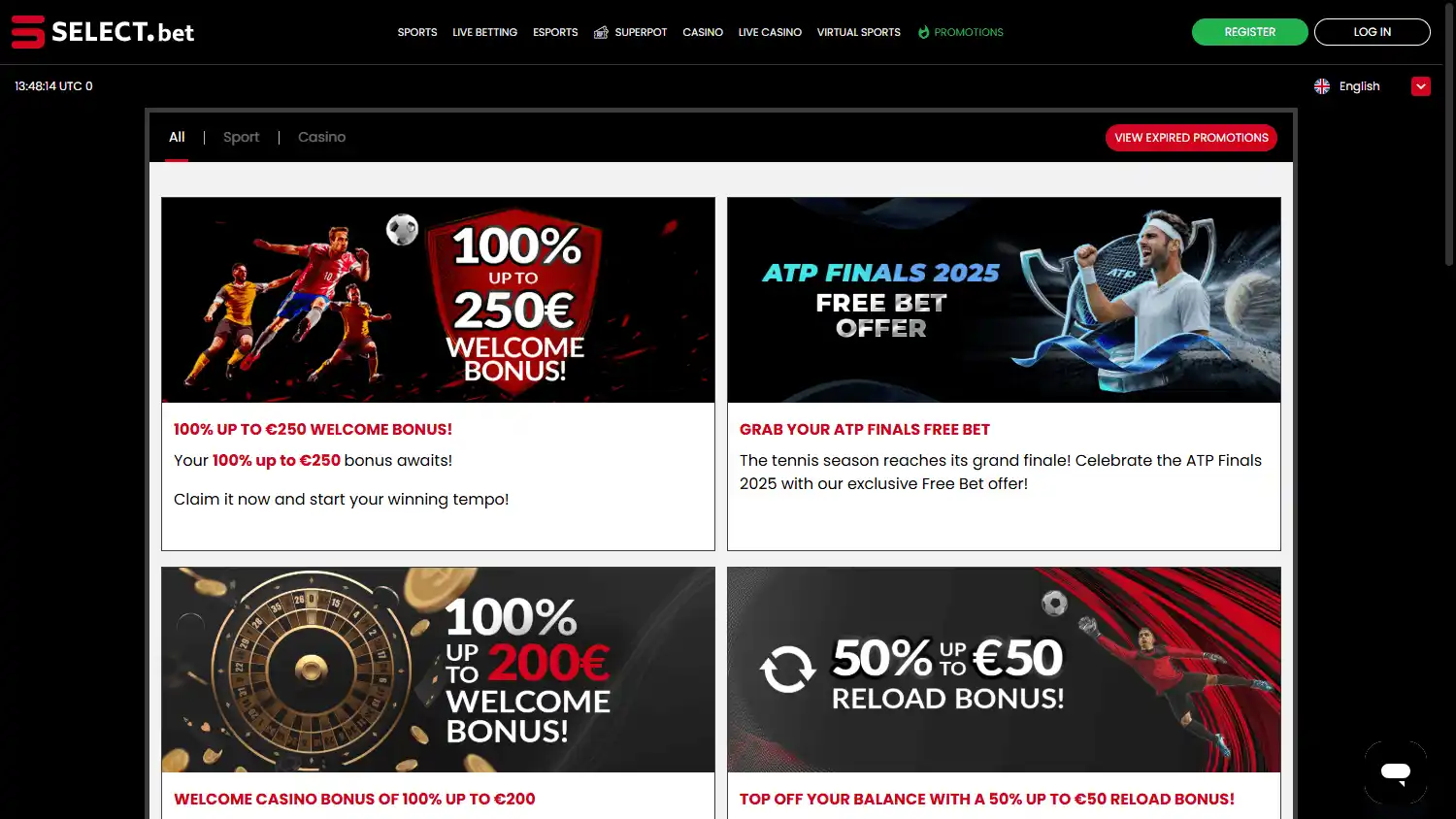 SELECT.bet Casino screenshot 3