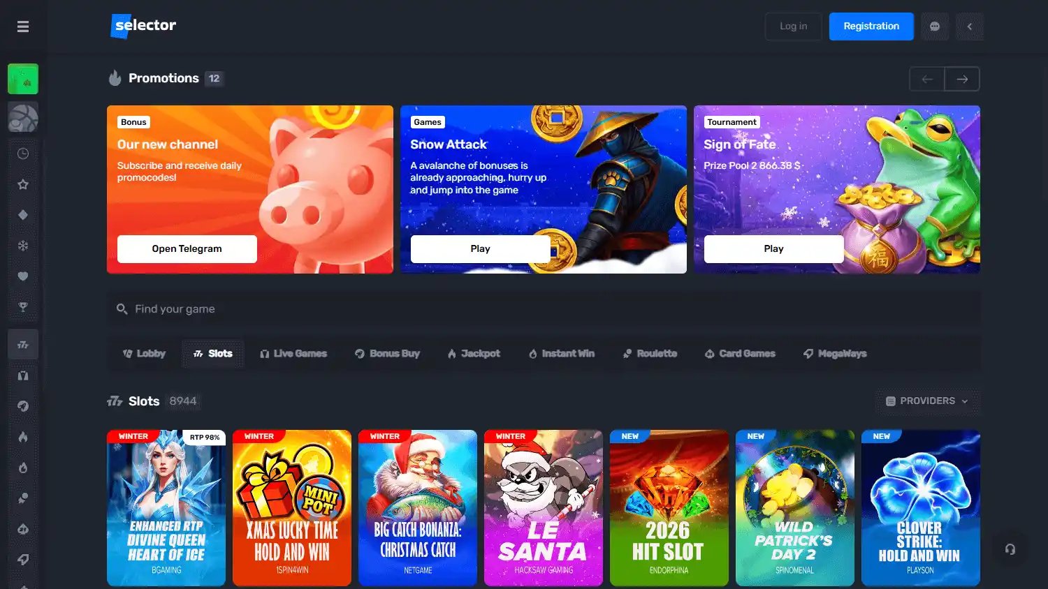 Selector Casino screenshot 2