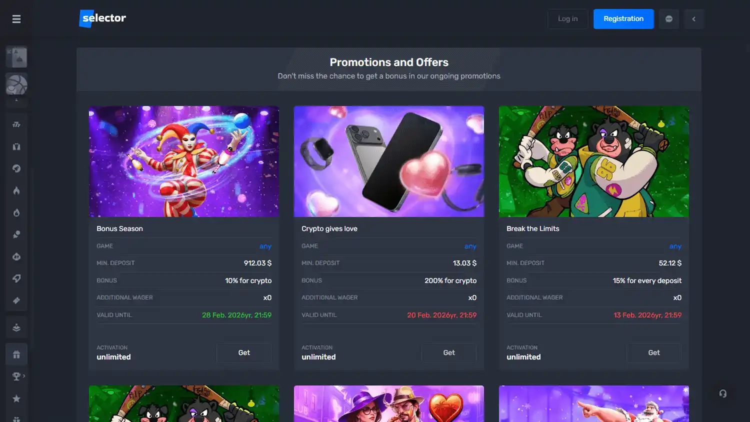 Selector Casino screenshot 3