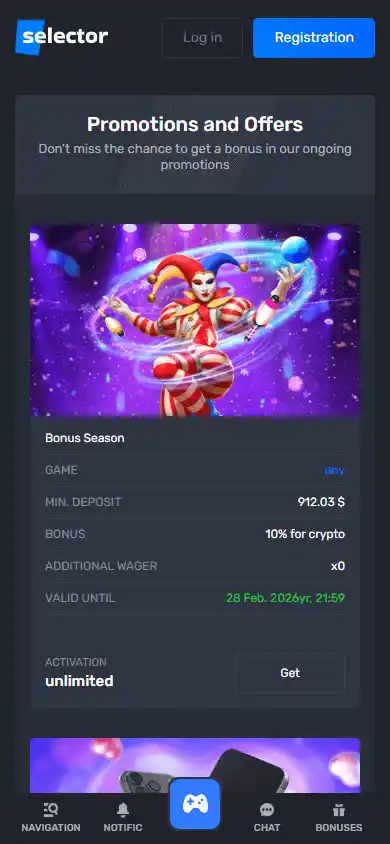 Selector Casino screenshot 6