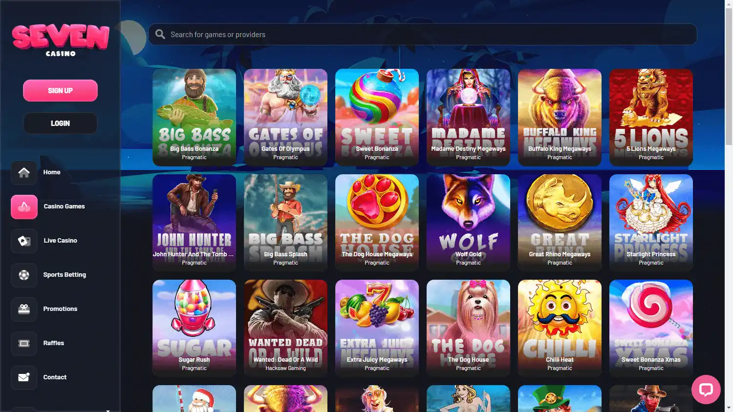Seven Casino screenshot 2