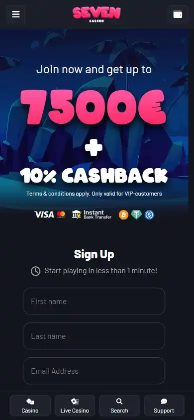 Seven Casino screenshot 4