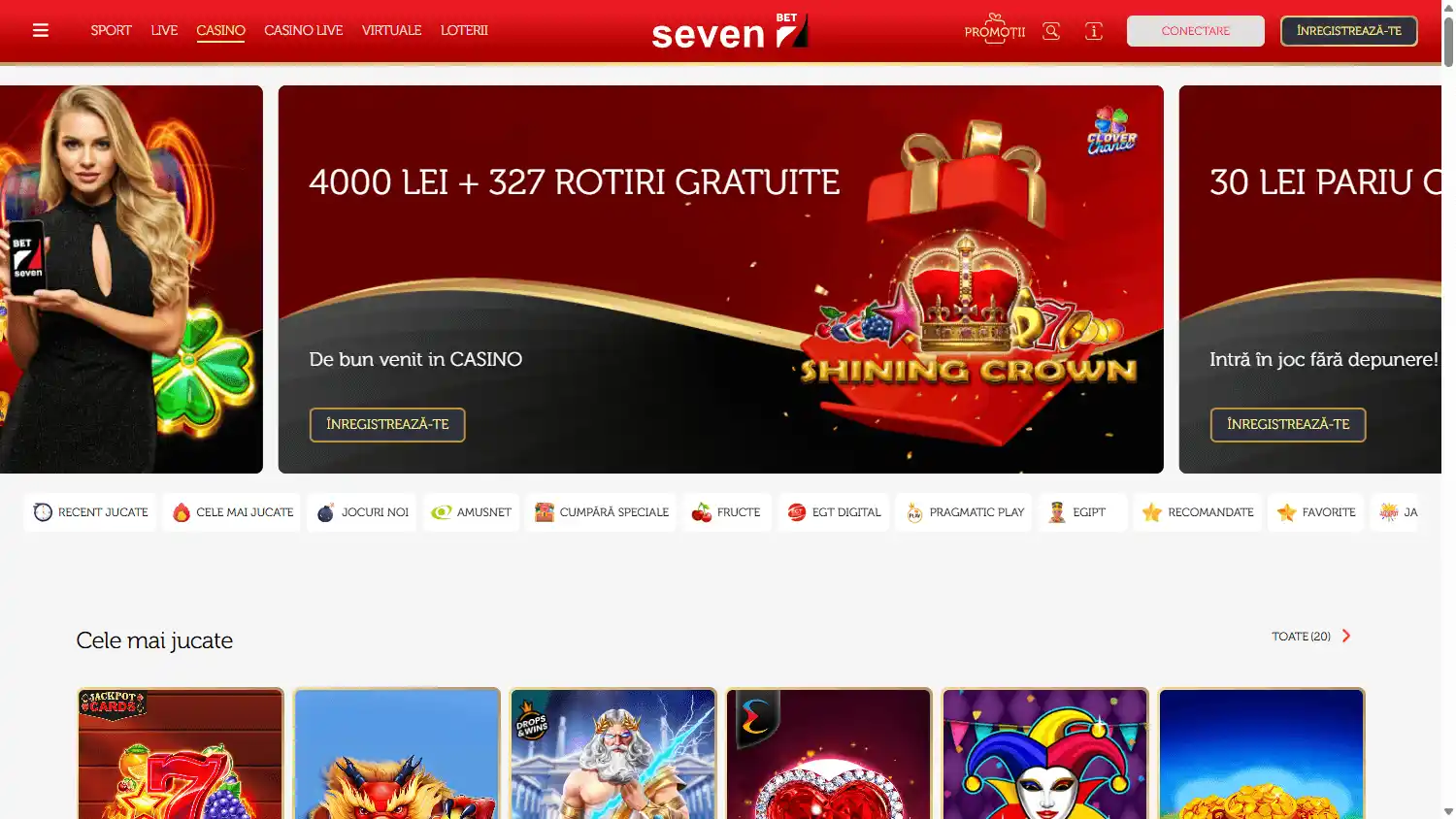 Seven.ro Casino screenshot 2