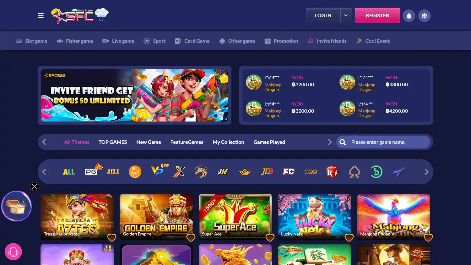SFC588 Casino screenshot 1