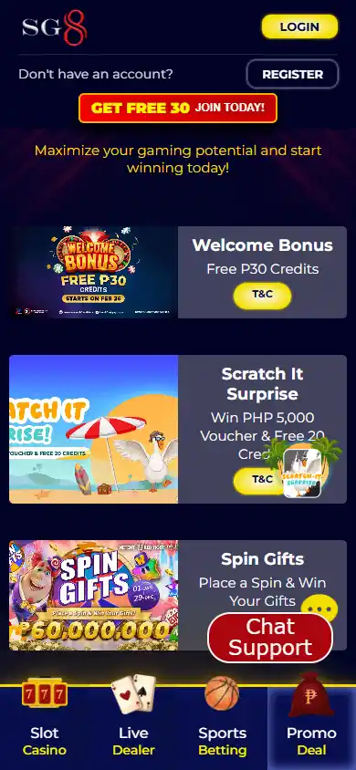 SG8 Casino screenshot 7