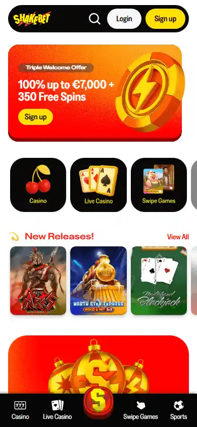 ShakeBet Casino screenshot 4