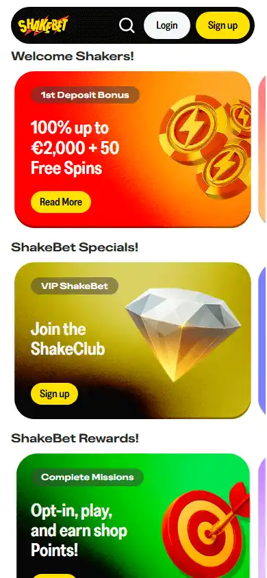 ShakeBet Casino screenshot 6