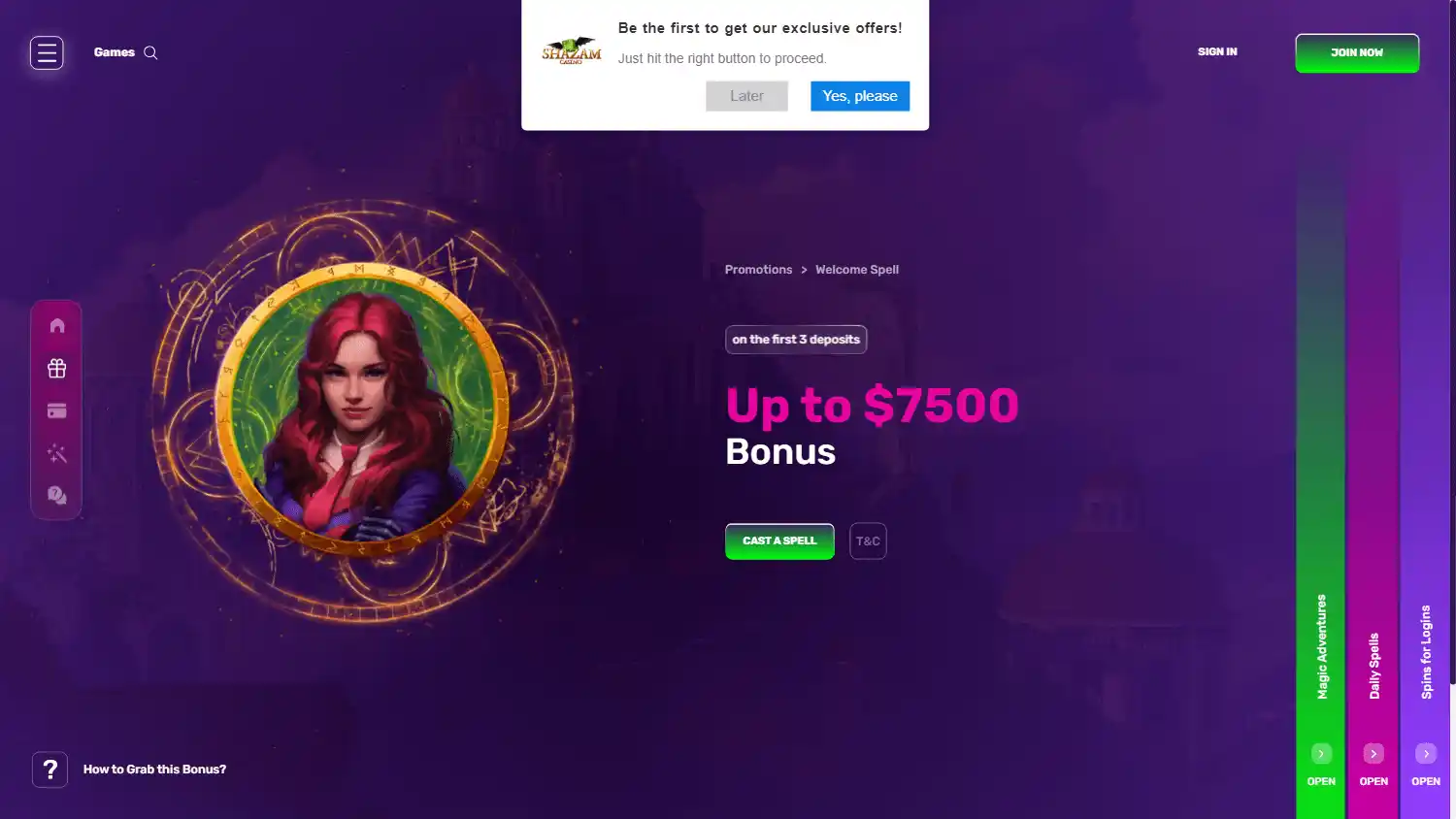 Shazam Casino screenshot 3