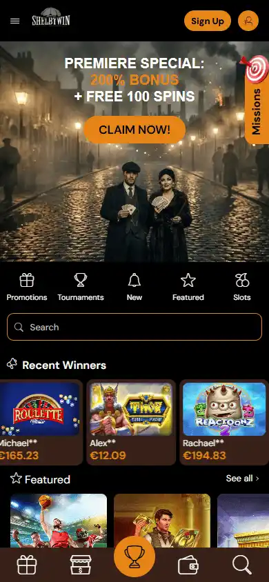 ShelbyWin Casino screenshot 4