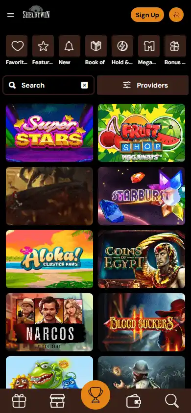 ShelbyWin Casino screenshot 5