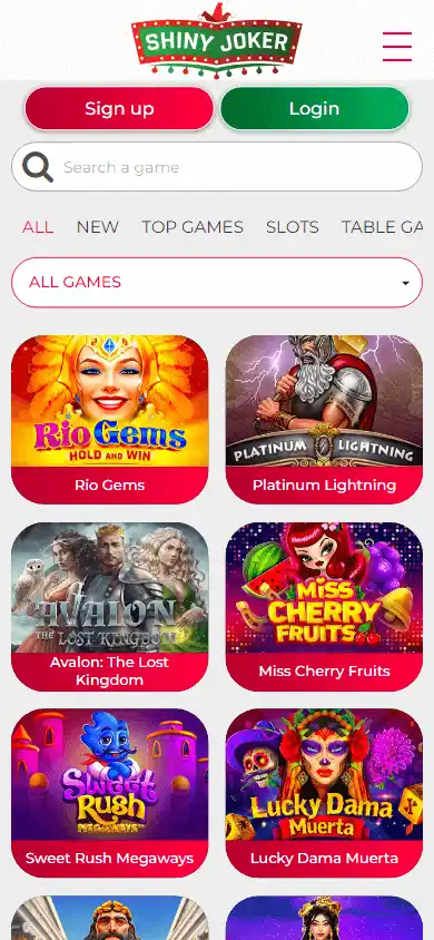 Shiny Joker Casino screenshot 4