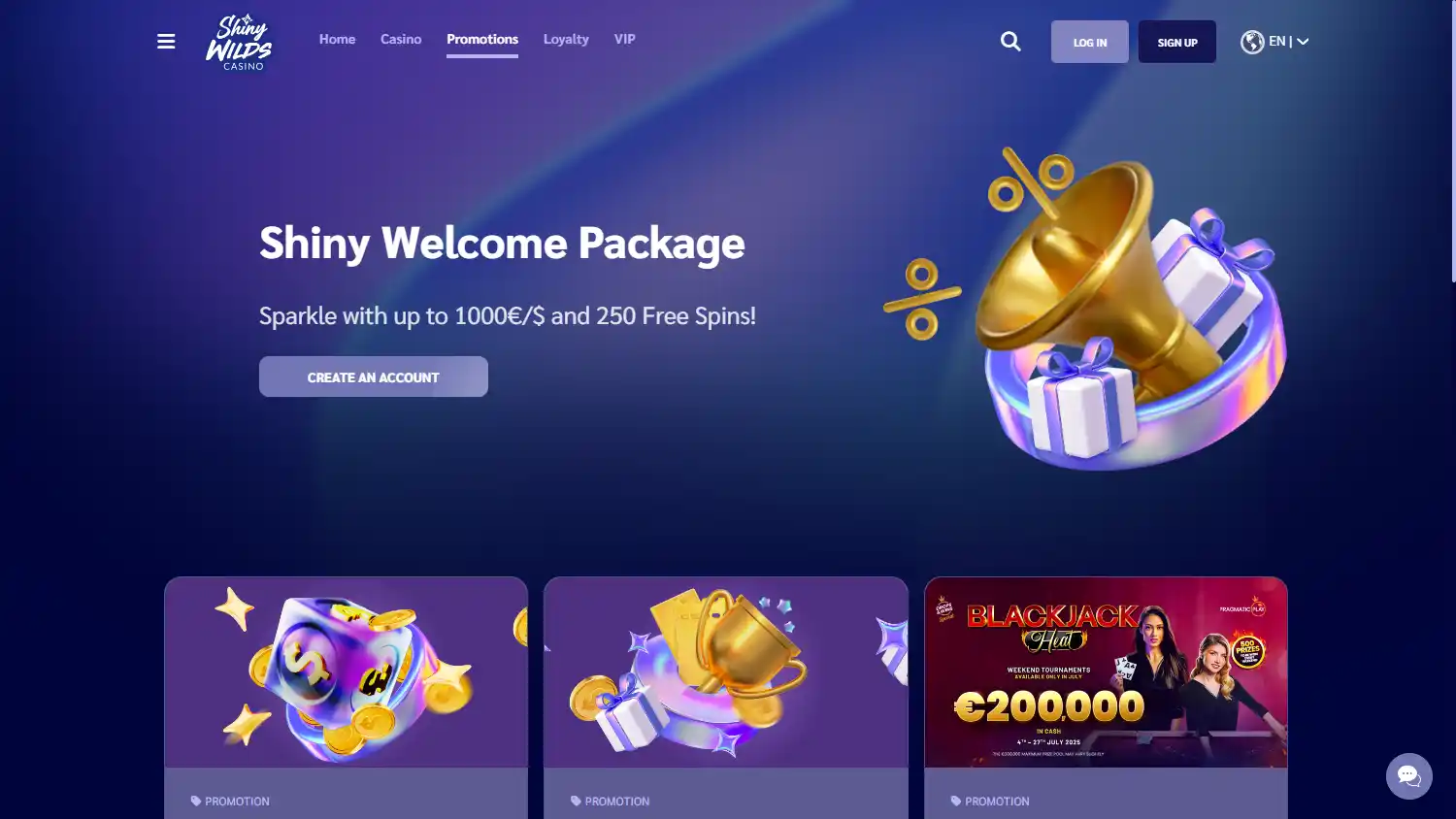 ShinyWilds Casino screenshot 3