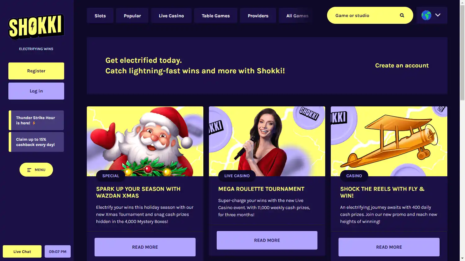 Shokki Casino screenshot 3