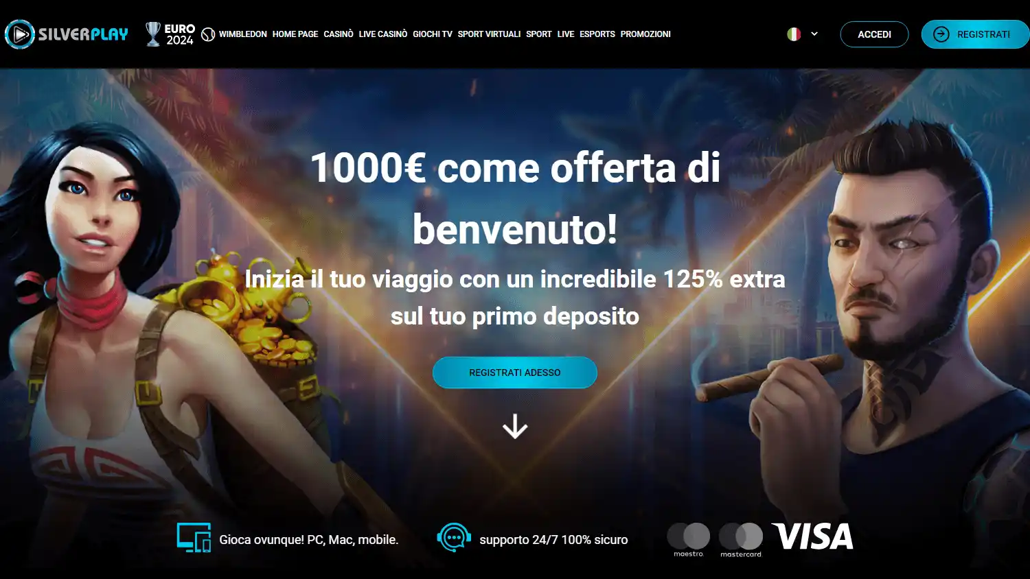 Silverplay Casino screenshot 1
