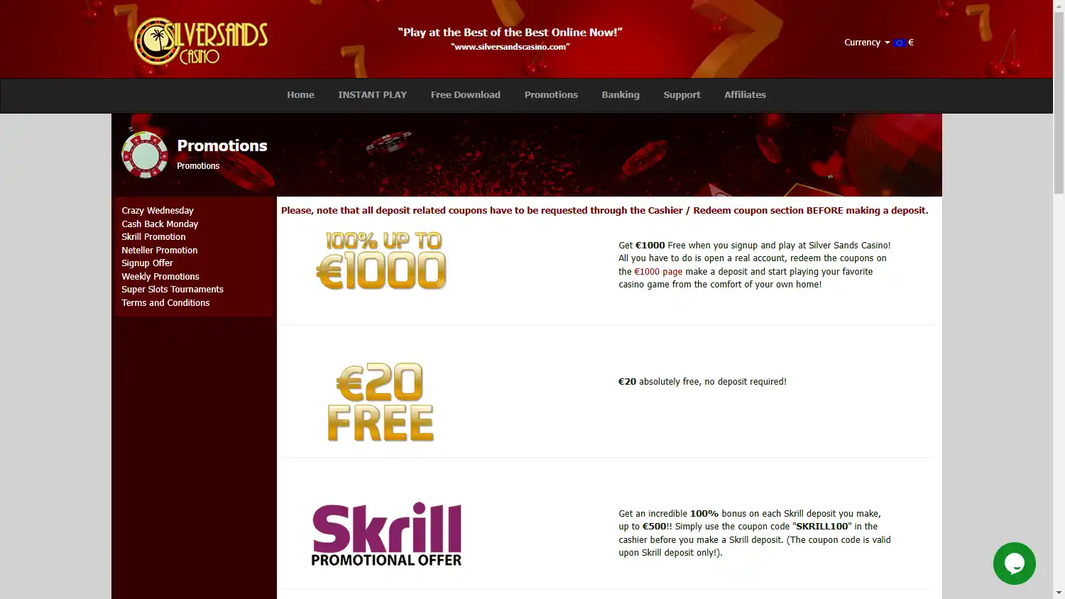 SilverSands Casino screenshot 3