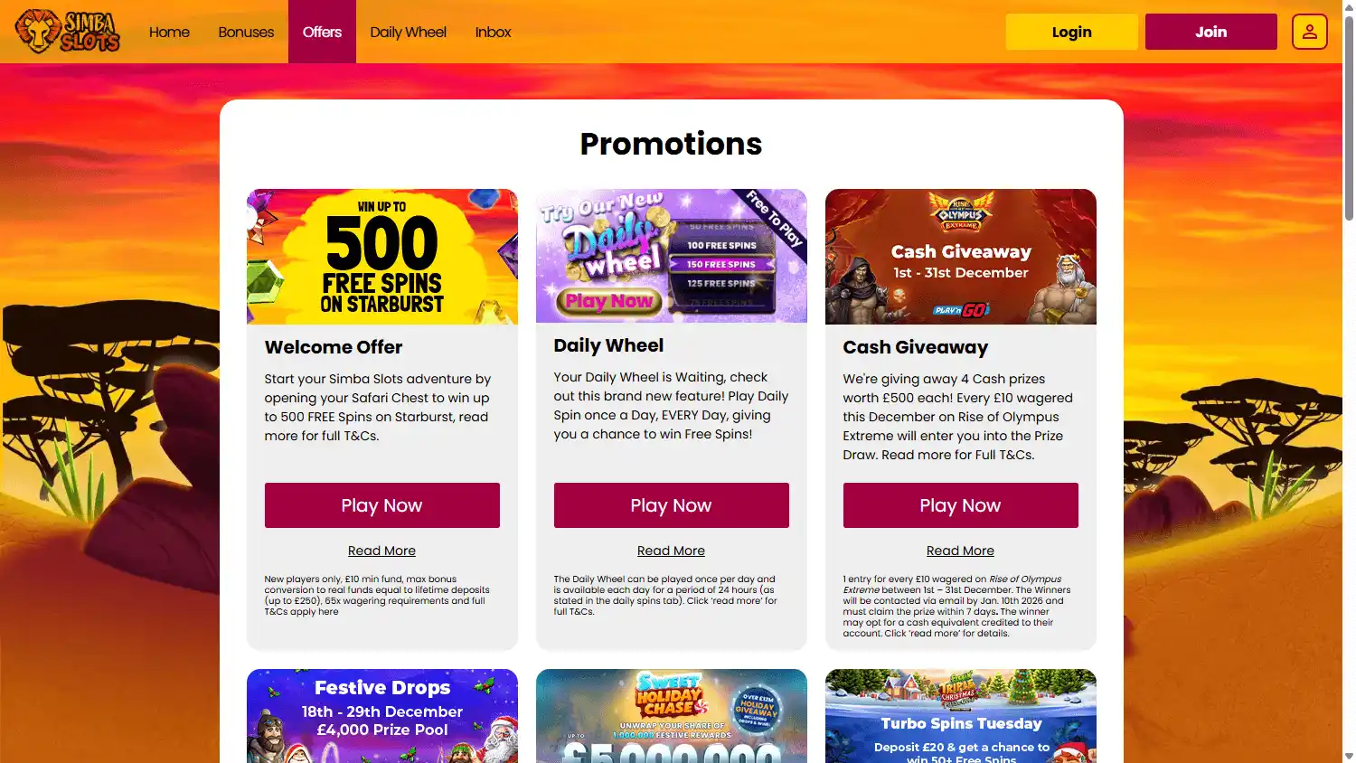 Simba Slots Casino screenshot 4