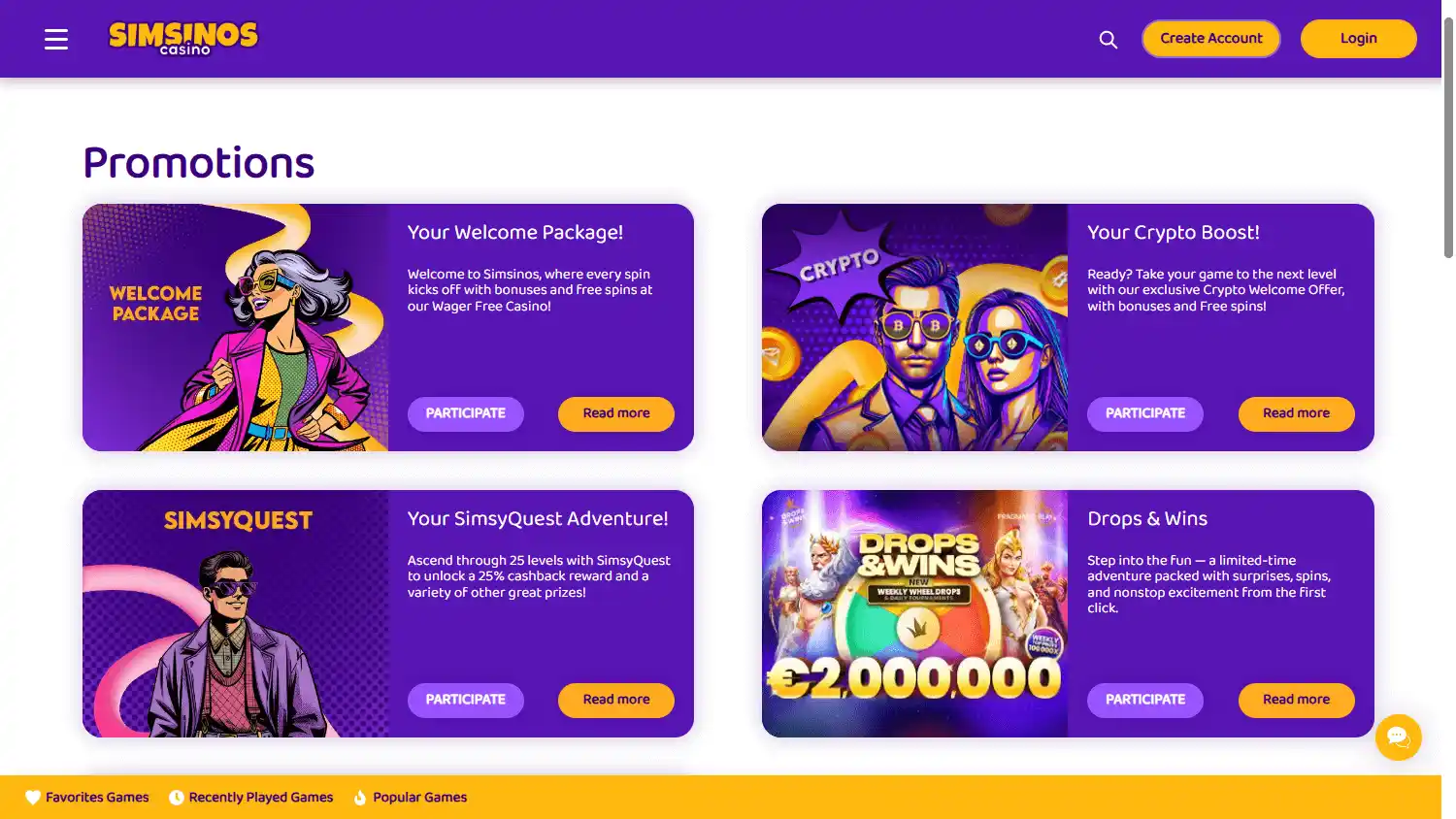 Simsinos Casino screenshot 3