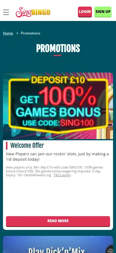Sing Bingo Casino screenshot 6