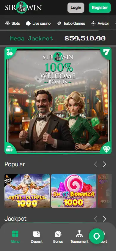 Sirwin Casino screenshot 4