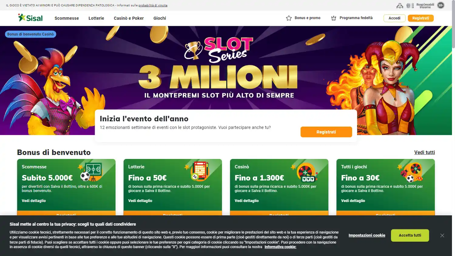 Sisal Casino screenshot 1