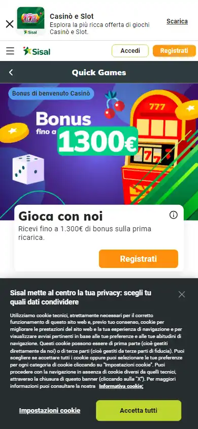 Sisal Casino screenshot 5
