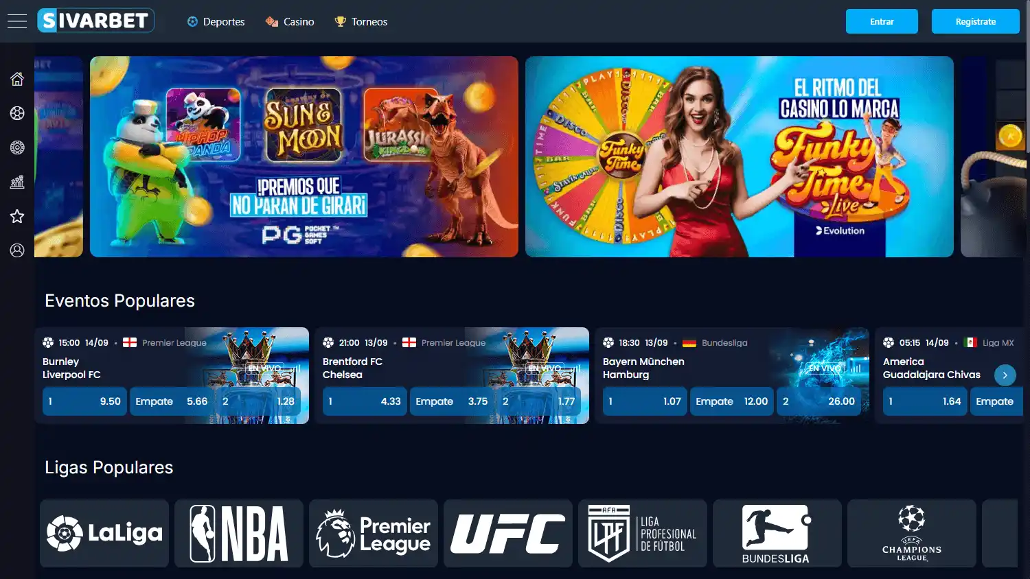 Sivarbet Casino screenshot 1
