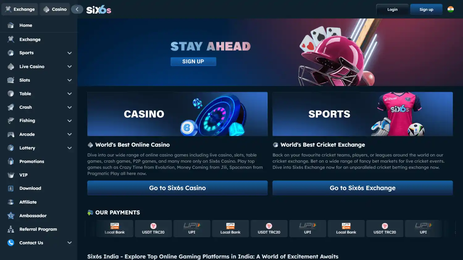 Six6s Casino screenshot 1