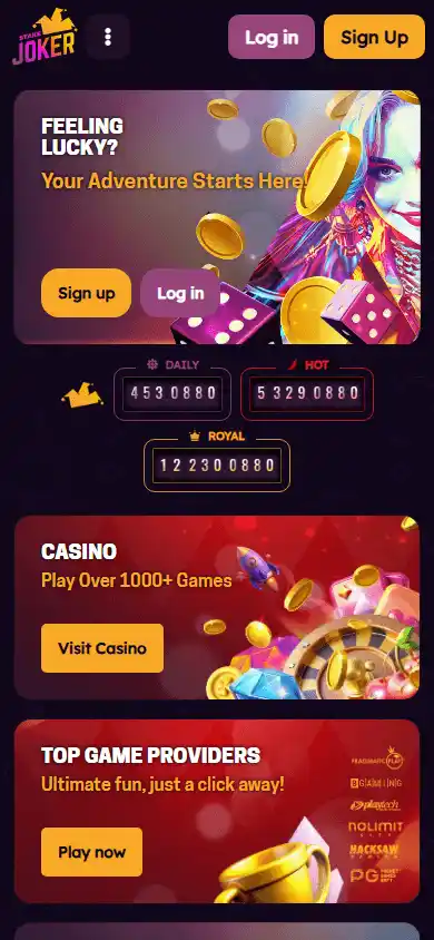 StakeJoker Casino screenshot 3