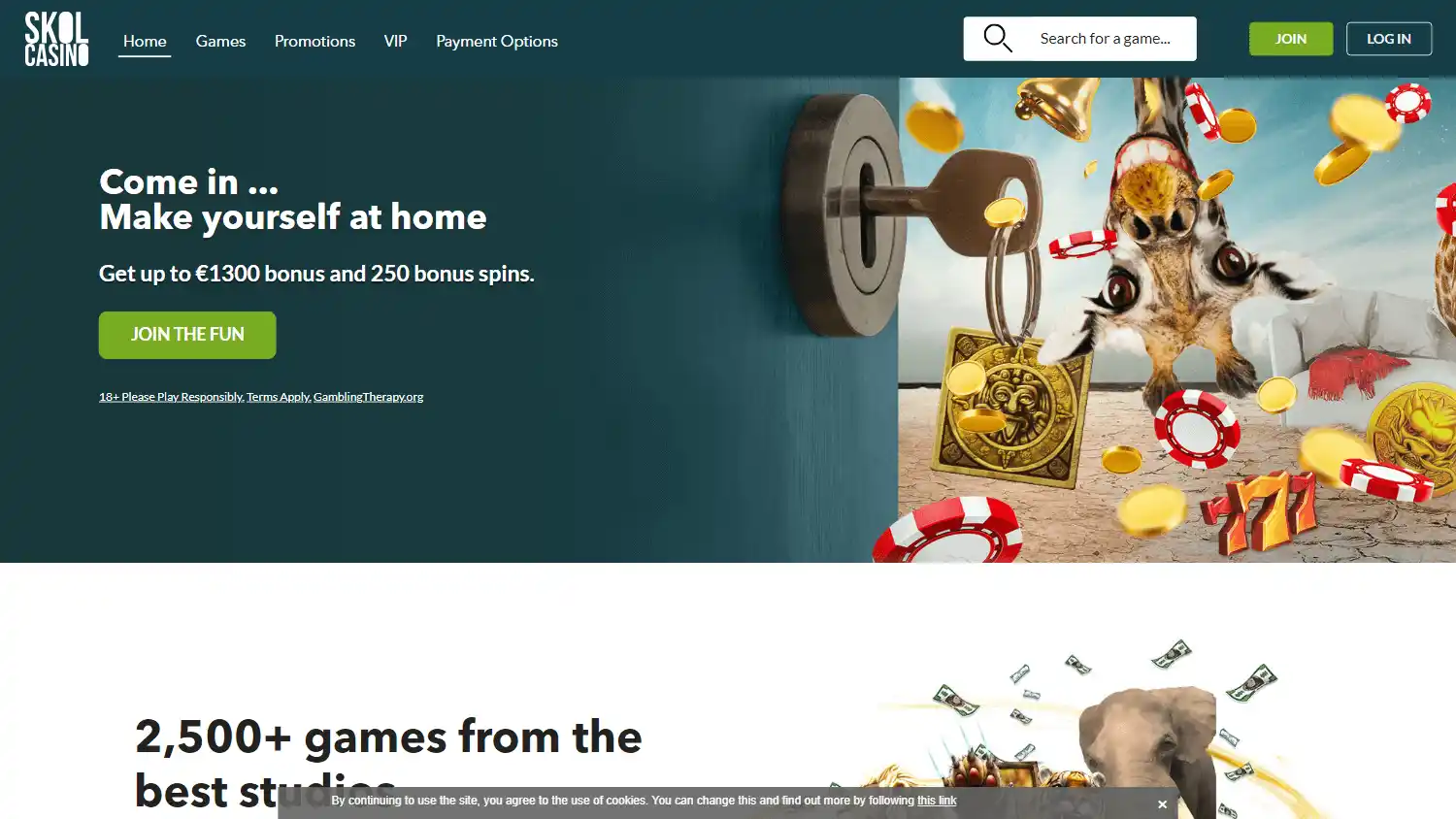 Skol Casino screenshot 1