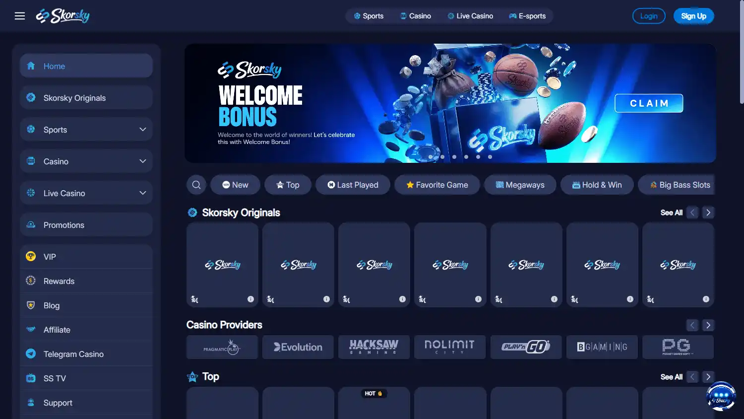 Skorsky Casino screenshot 1