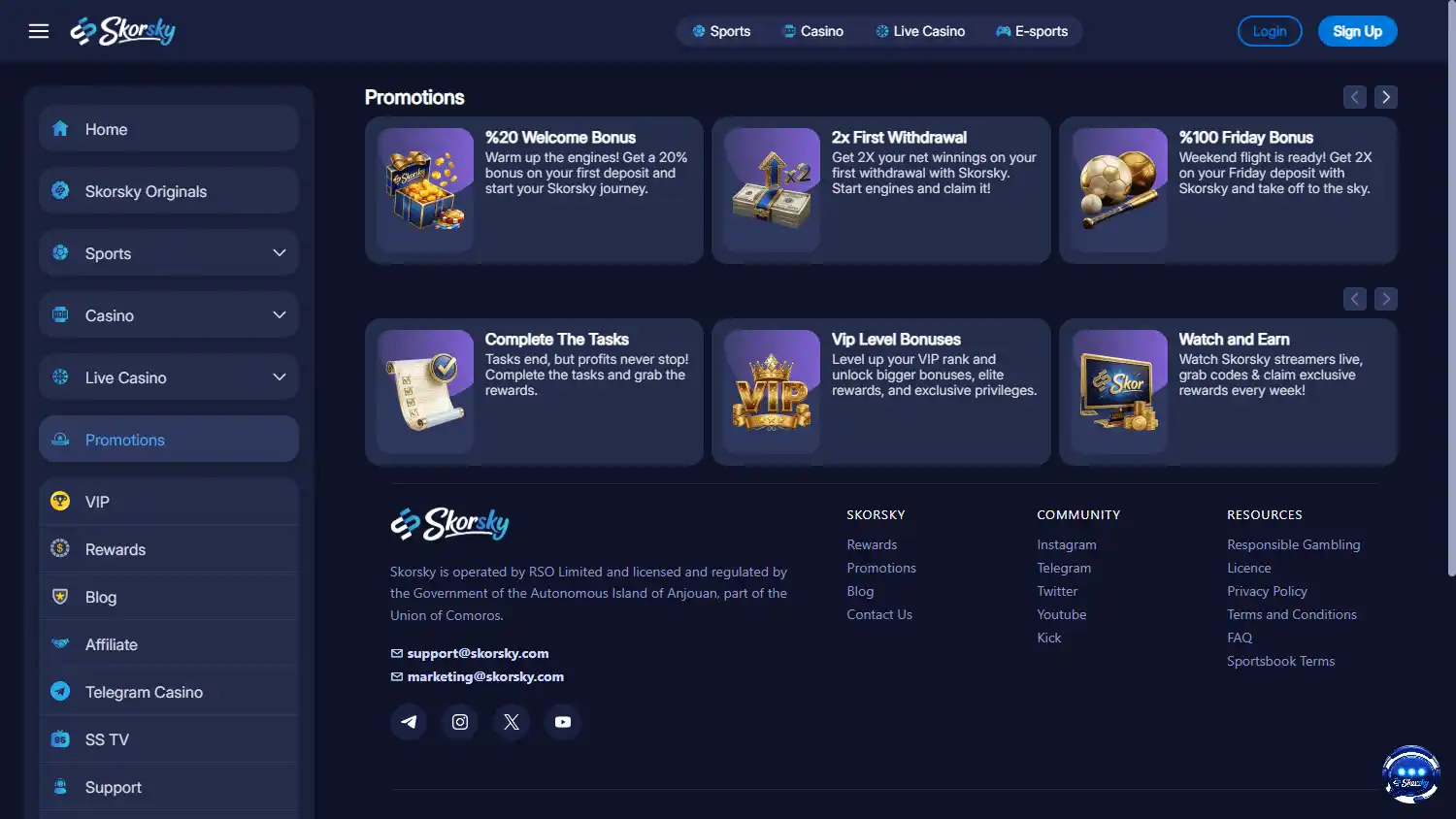 Skorsky Casino screenshot 2