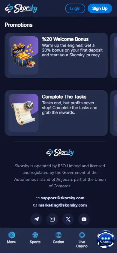 Skorsky Casino screenshot 4
