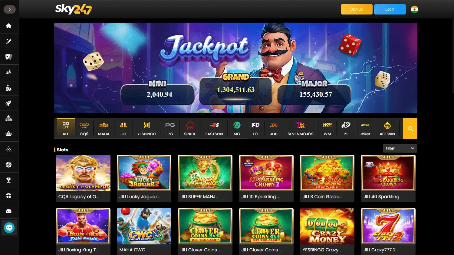 Sky247 Casino screenshot 2