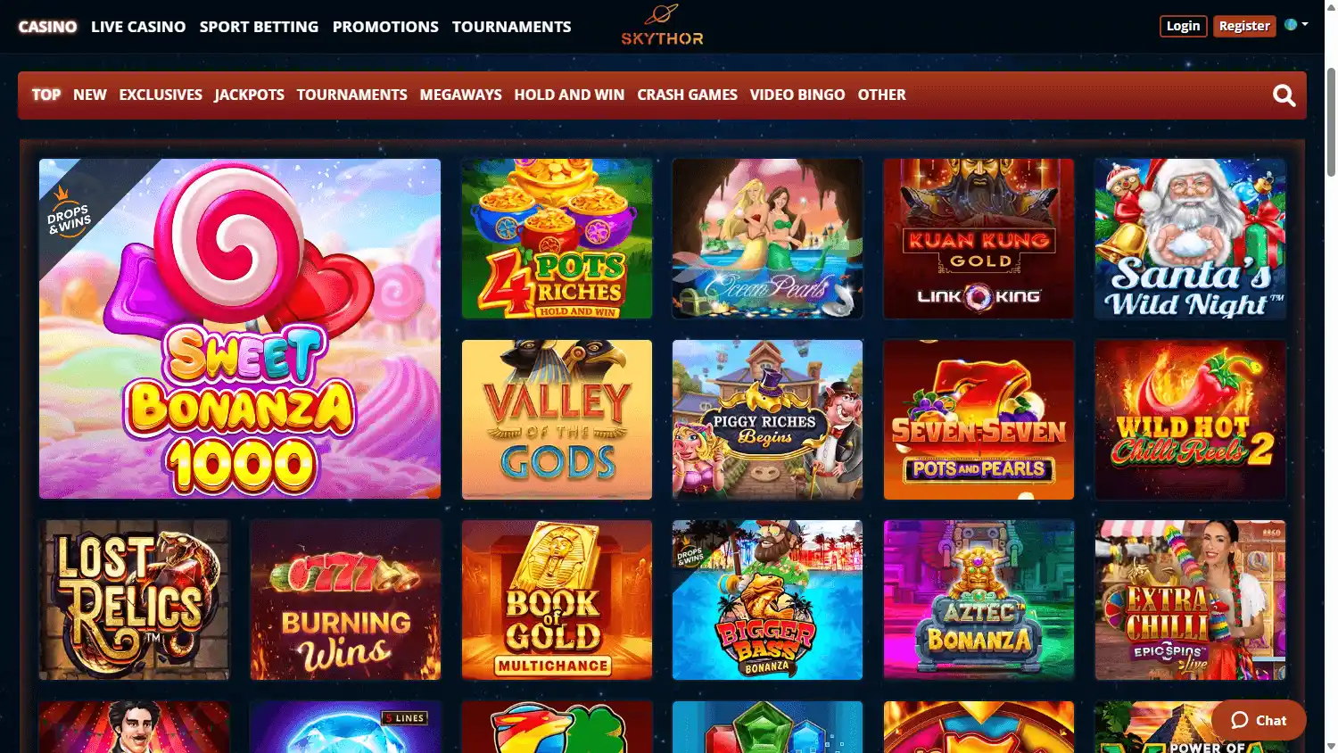 Skythor Casino screenshot 2