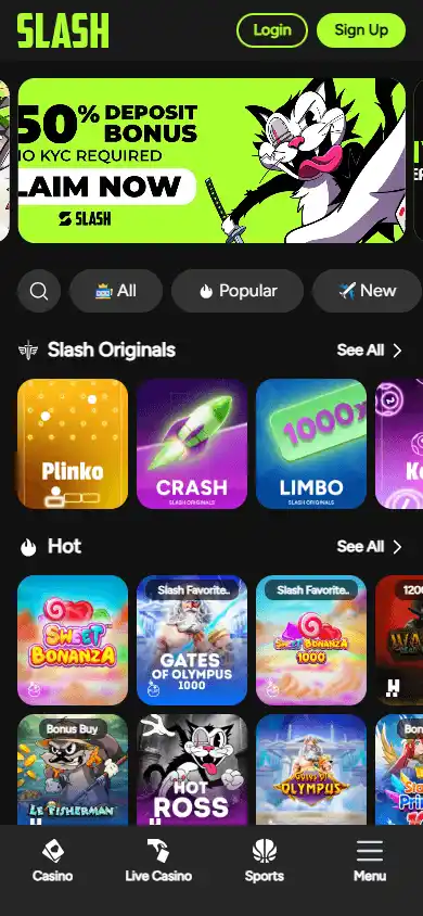 Slash Casino screenshot 3