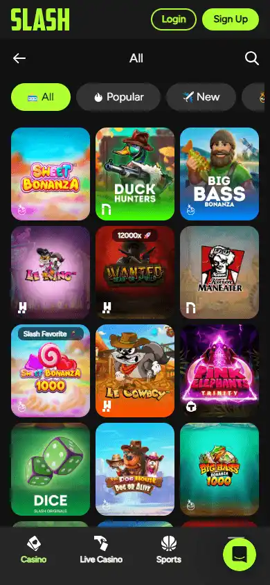 Slash Casino screenshot 4